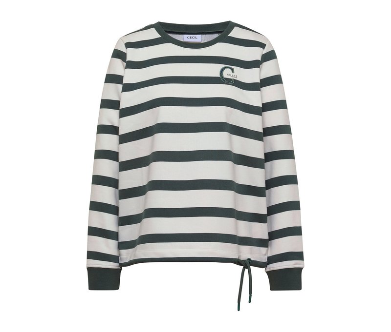 Tchibo - Cecil Sweatshirt - Damen - Gr. M - olivgrün