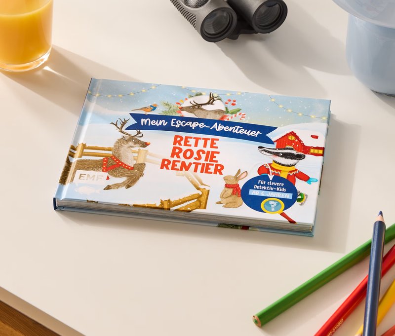 Tchibo - Buch »Mein Escape-Abenteuer – Rette Rosie Rentier«