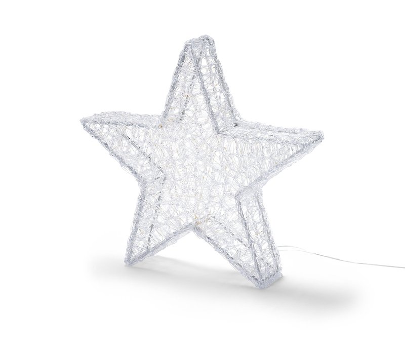 Tchibo - LED-Outdoor-Dekostern - silber