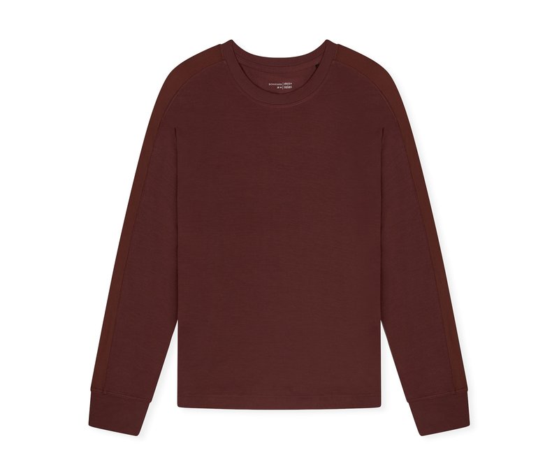Schiesser Langarmshirt - Damen - Gr. 34 - bordeaux