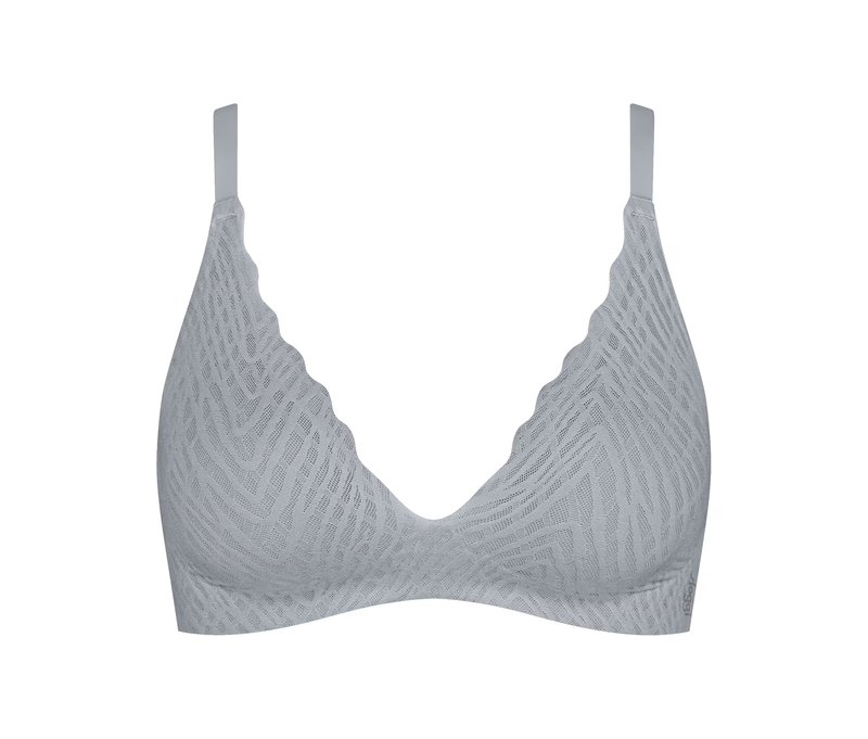 sloggi Zero Feel Bliss Push-Up-BH - Damen - Gr. S - chrom