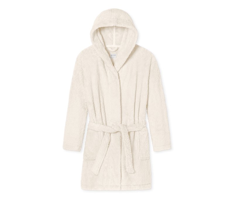 Schiesser Bademantel - Damen - Gr. L - offwhite