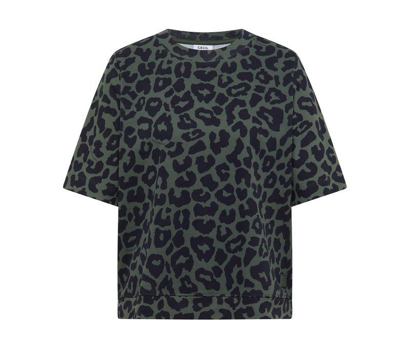 Tchibo - Cecil Jerseyshirt - Damen - Gr. XL - olivgrün