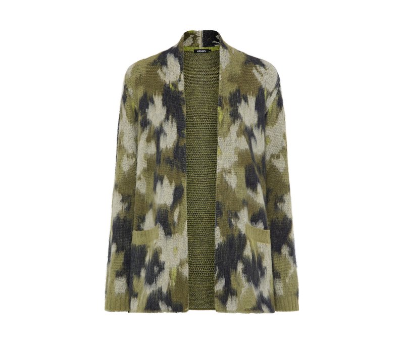 Tchibo - Olsen Cardigan - Damen - Gr. 48 - grün
