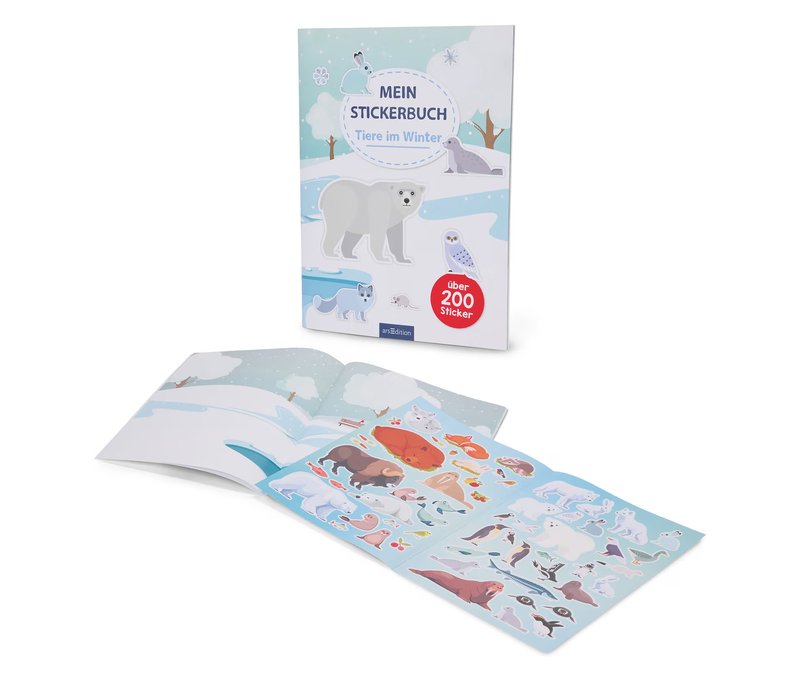 Tchibo - Mein Stickerbuch »Tiere im Winter«
