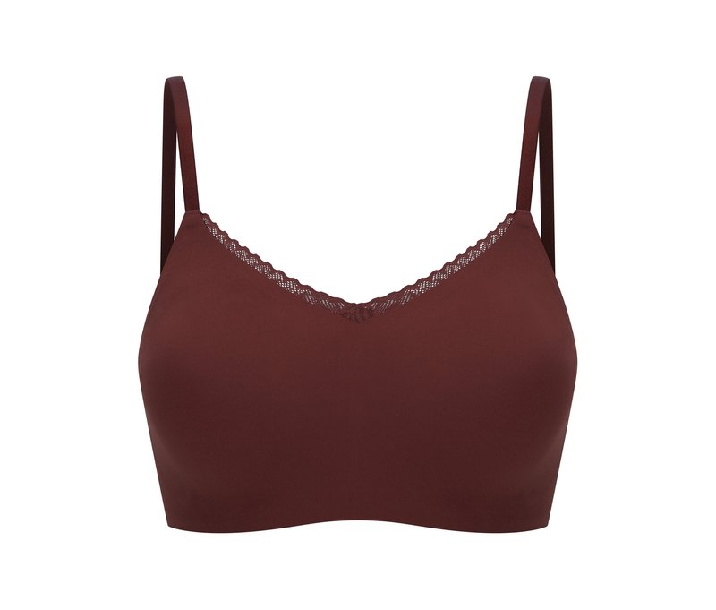 Schiesser Bustier - Damen - Gr. 38 - bordeaux