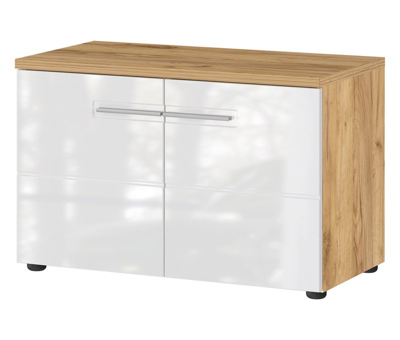 Tchibo - Schuhbank »Aledo« - 75x41x50cm - silber -