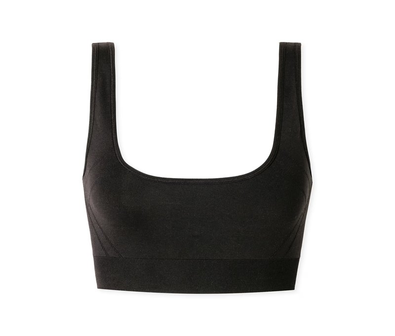 Schiesser Bustier - Damen - Gr. S - schwarz