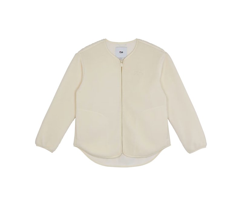 Fila Damen-Teddyfleece-Jacke - Damen - Gr. XL - beige