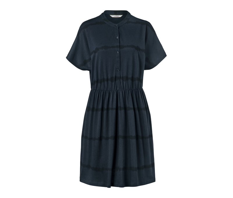 Tchibo - Jerseykleid - Damen - Gr. S - dunkelblau/print