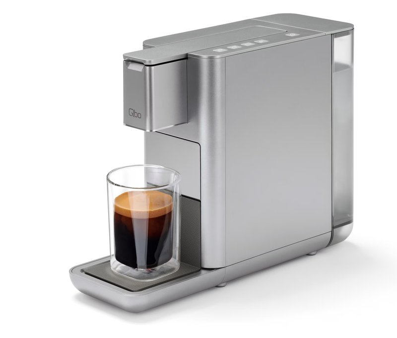 »Qbo Iconic« Kapselmaschine, Frozen Silver