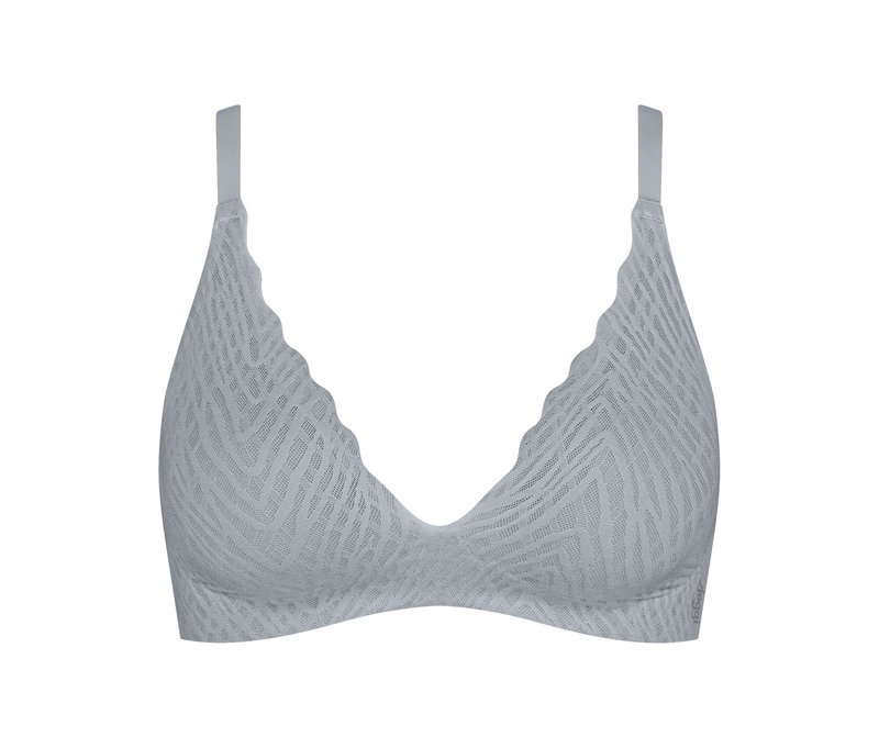 sloggi Zero Feel Bliss Push-Up-BH - Damen - Gr. XL - chrom