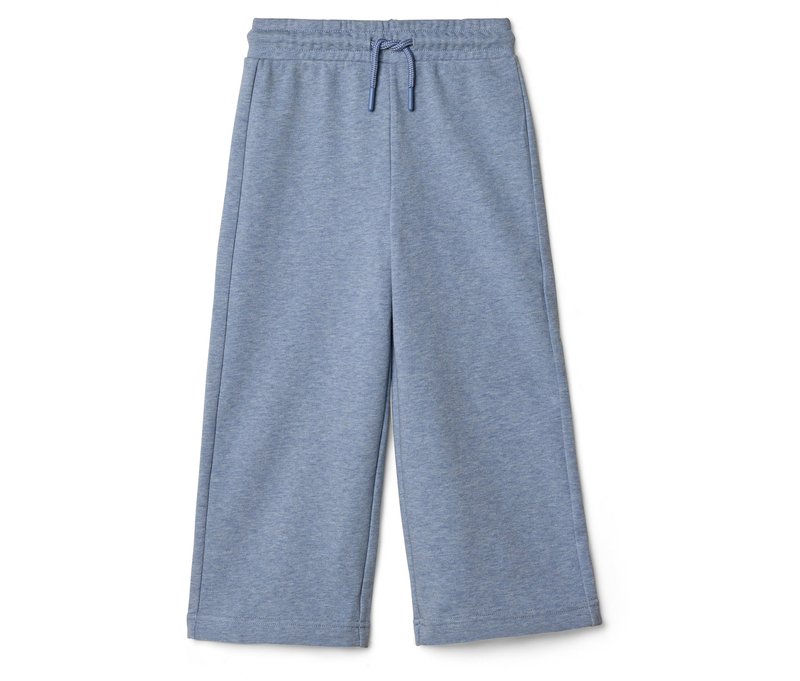 Tchibo - Kinder-Wide-Leg-Sweathose - Mädchen - Gr. 122/128 - blau