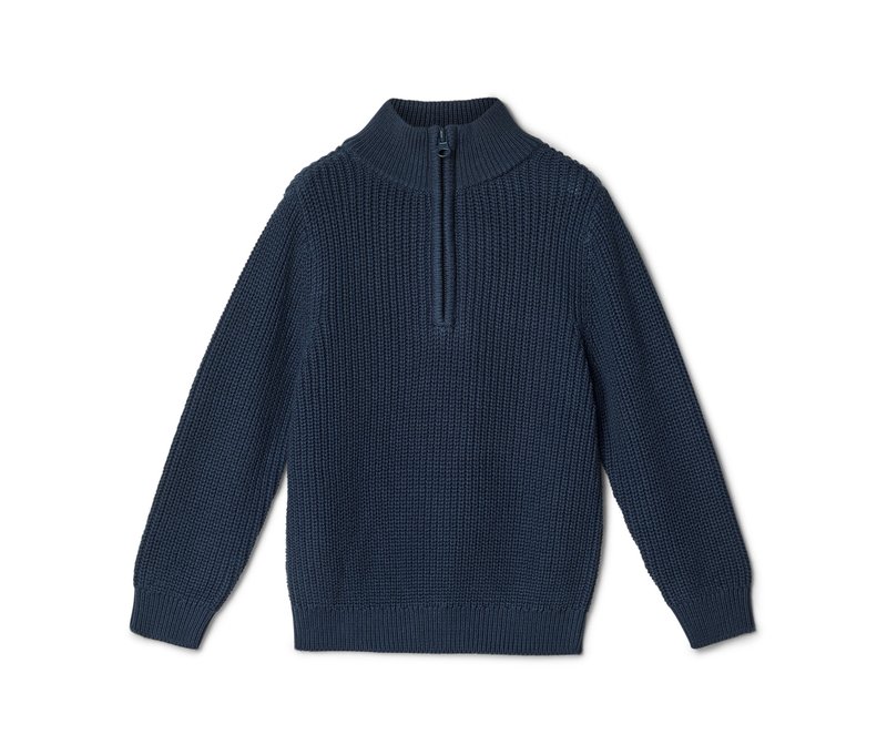 Tchibo - Kinder Strick-Troyer - Jungen - Gr. 110/116 - dunkelblau