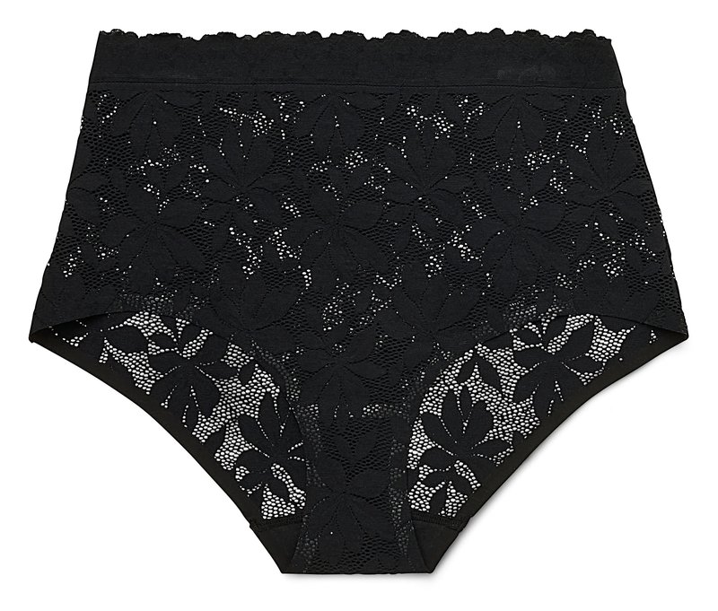 Tchibo - Highwaist-Panty »bonded« - Damen - Gr. S - schwarz