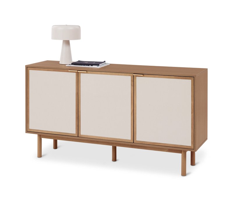 Tchibo - Sideboard mit 3 Türen - 150x40x80cm - beige -