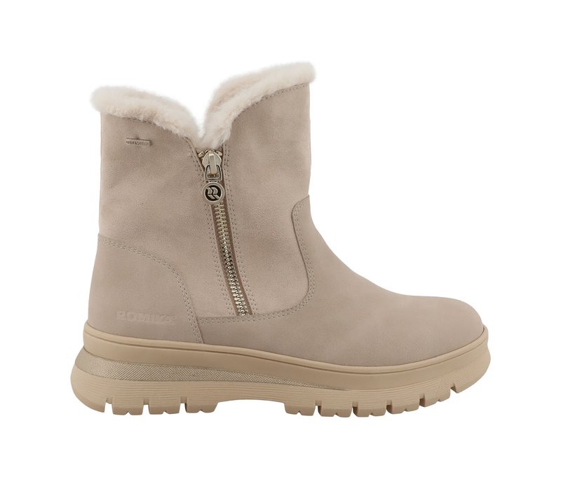 Romika Plüsch-Stiefeletten - Damen - Gr. 37 - weiß