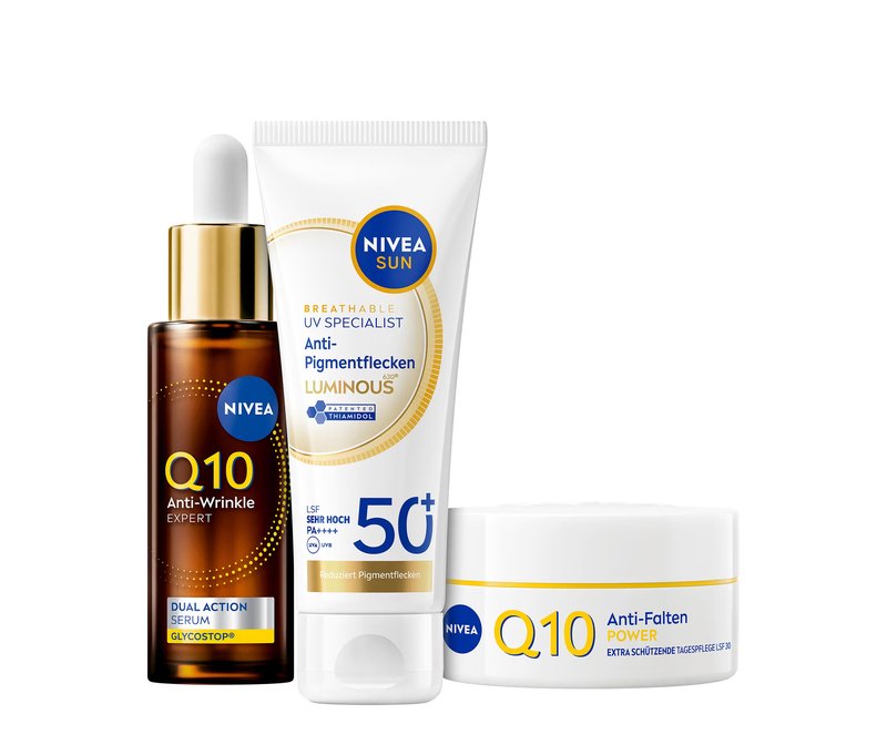 Tchibo - Nivea Q10 + SUN Anti-Pigmentflecken Pflege-Set