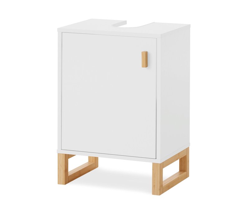 Tchibo - Waschbeckenunterschrank mit Tür - 40x30x66,2cm - weiß -