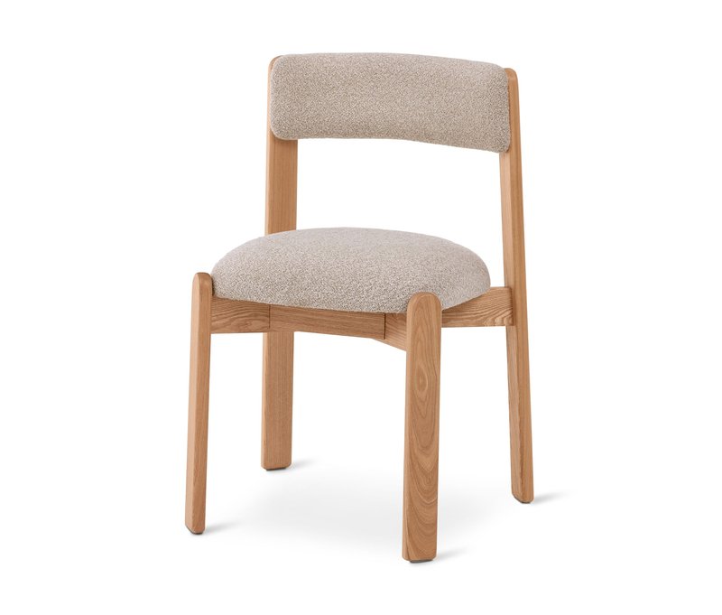 Tchibo - Gepolsterter Stuhl - 52x47,8x81cm - beige -