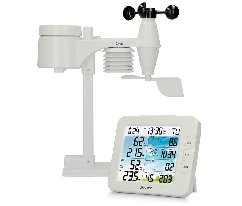 Alecto Smart 8-in-1 Wetterstation - weiß