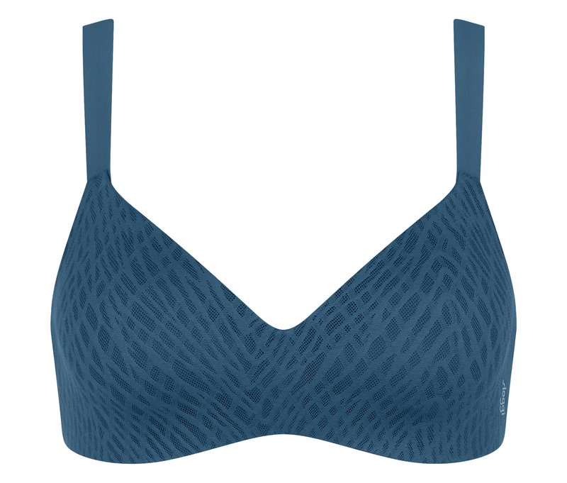 sloggi Zero Feel Bliss THE UP Tshirt Bra - Damen - Gr. L - blau