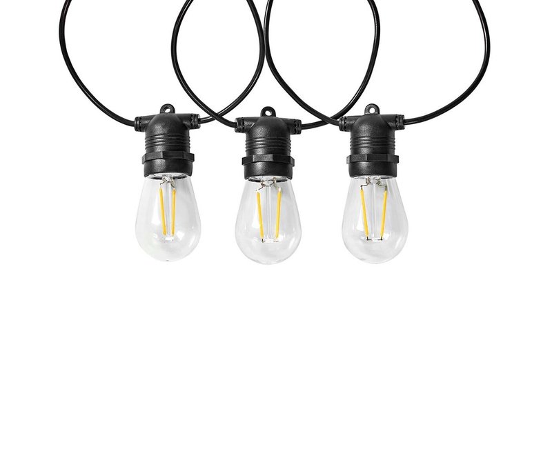 Tchibo - Nedis Smart Outdoor-Lichterkette - 90x4,5x9cm - weiß -