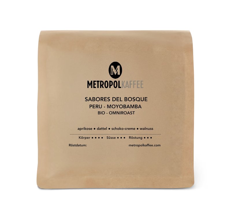 Tchibo - Metropol Peru Bio Omni-Roast - 250 g Ganze Bohne - Intensität: 3/6