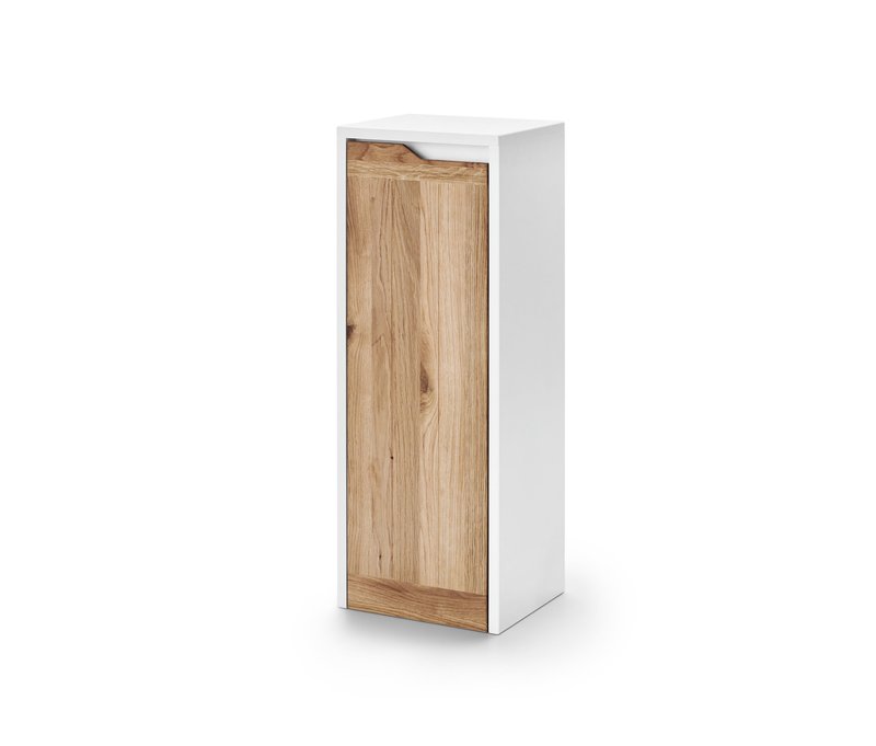 Tchibo - Beistellschrank mit Tür - 30,5x25x80cm - braun -