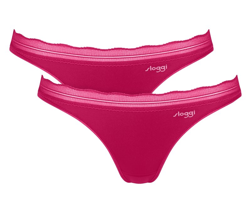 sloggi GO Blush Mini 2P - Damen - Gr. XL - rot