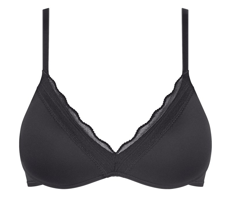 sloggi GO Blush PU Bra - Damen - Gr. S - schwarz