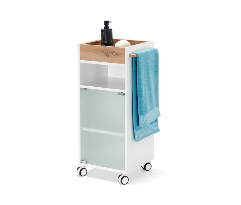 Tchibo - Beistellwagen - 35x35x84,5cm - braun -