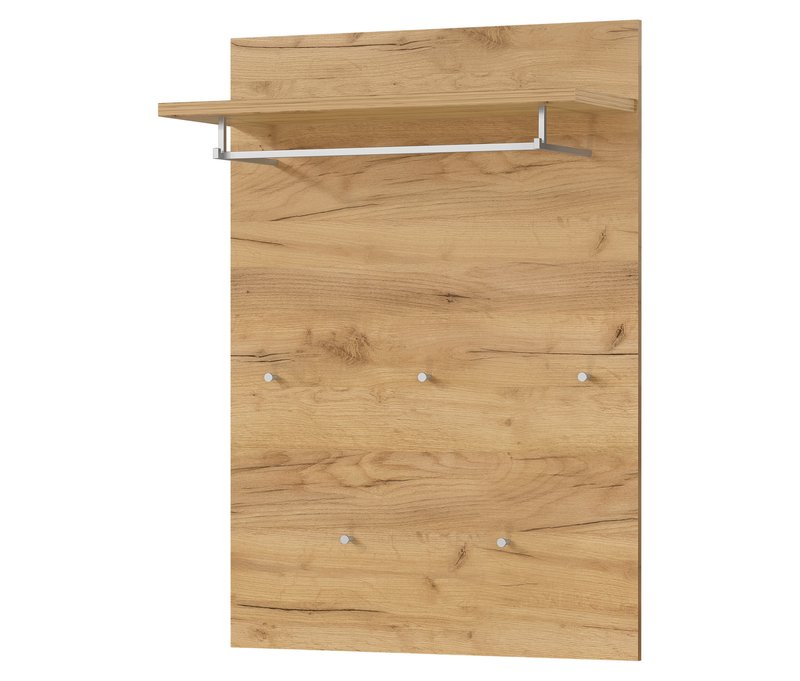 Tchibo - Garderobenpaneel »Aledo« - 75x30x106cm - silber -
