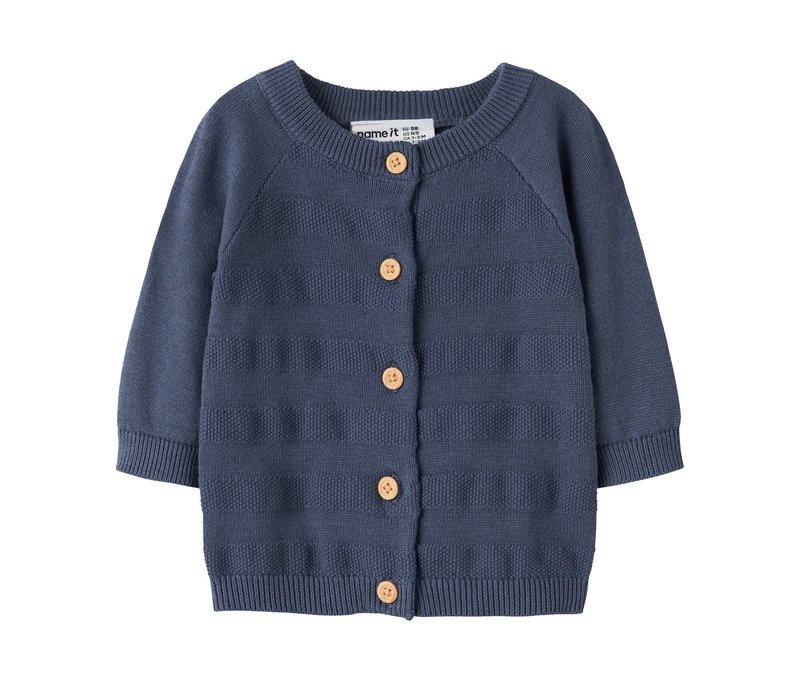 Tchibo - Name IT Strickjacke - Baby - Gr. 74 - blau