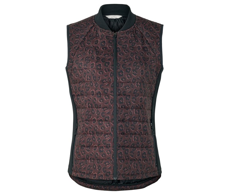 Tchibo - Thermo-Laufweste - Damen - Gr. L - schwarz/print