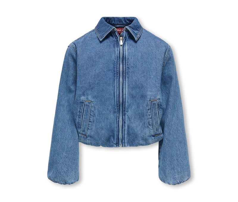 Tchibo - Only Girls Yukon Bomer Jeansjacke - Gr. 152 - dunkelblau