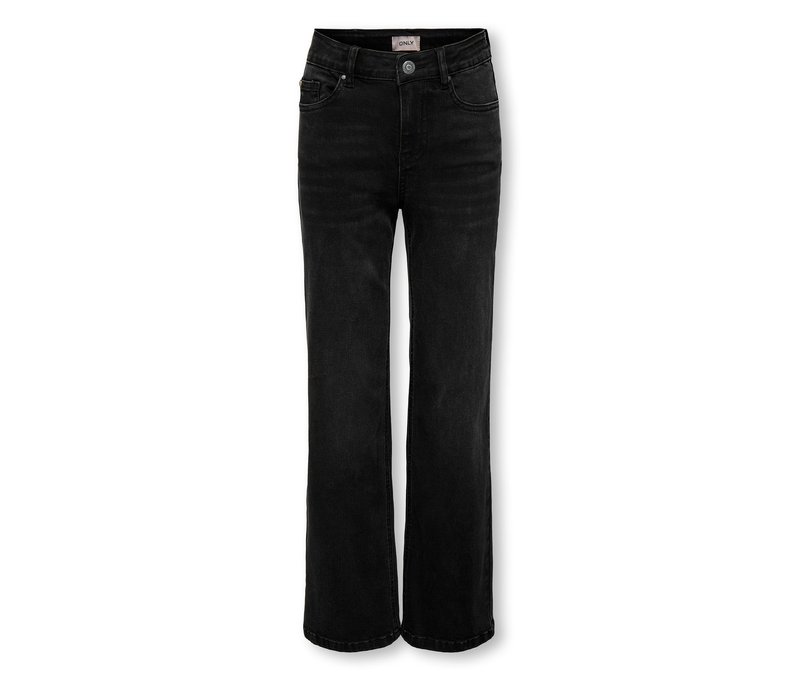 Tchibo - Only Girls Juicy Wide Jeans - Mädchen - Gr. 128 - schwarz