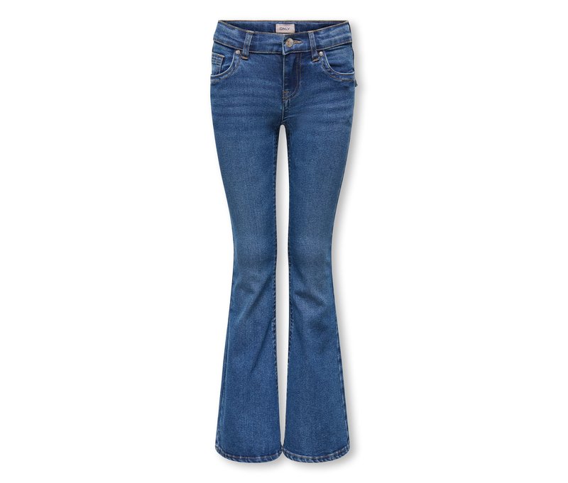 Tchibo - Only Girls Phoebe Flared-Jeans - Mädchen - Gr. 134 - dunkelblau