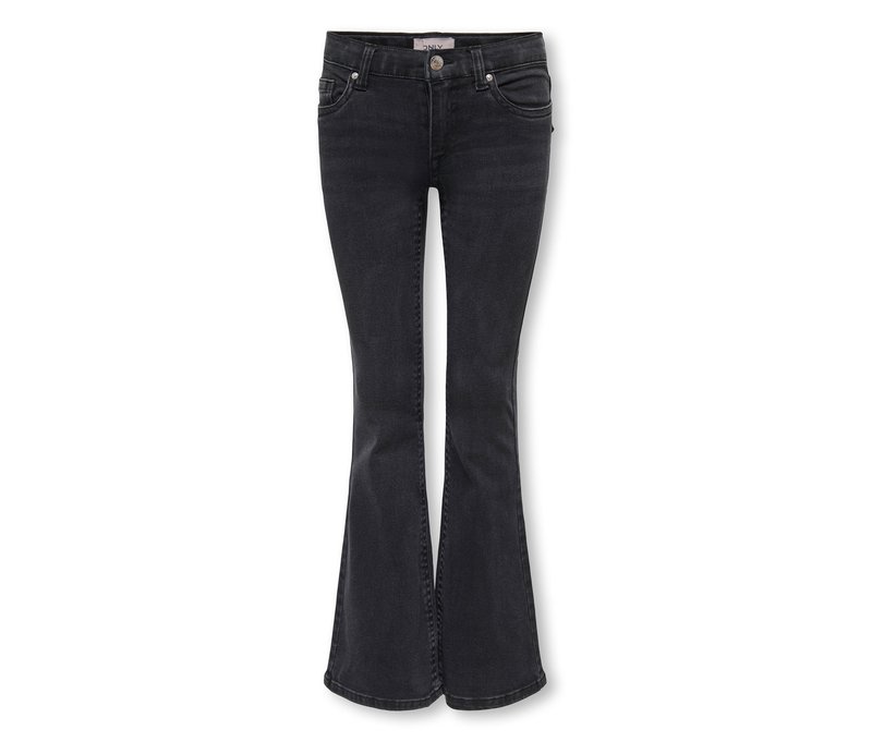 Tchibo - Only Girls Phoebe Flared-Jeans - Mädchen - Gr. 128 - schwarz