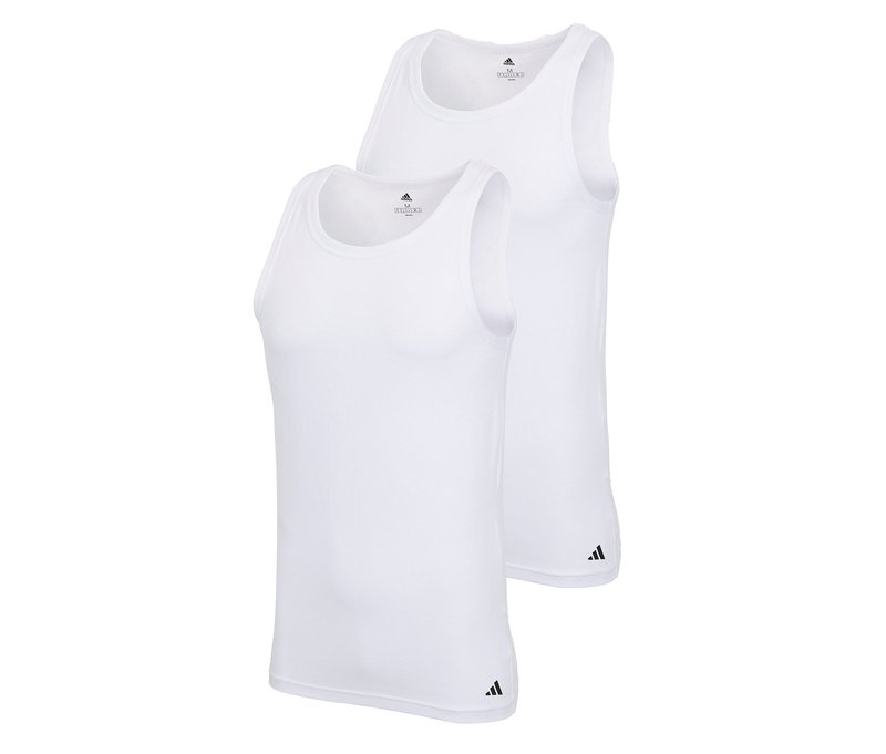 Tchibo - 2 adidas Active Flex Tanktops - Herren - Gr. Xxl/8 - weiß
