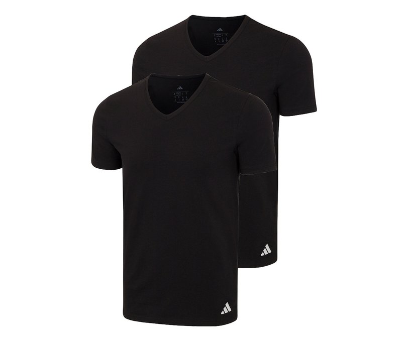 Tchibo - 2 adidas Active Flex T-Shirts - Herren - Gr. Xl/7 - schwarz