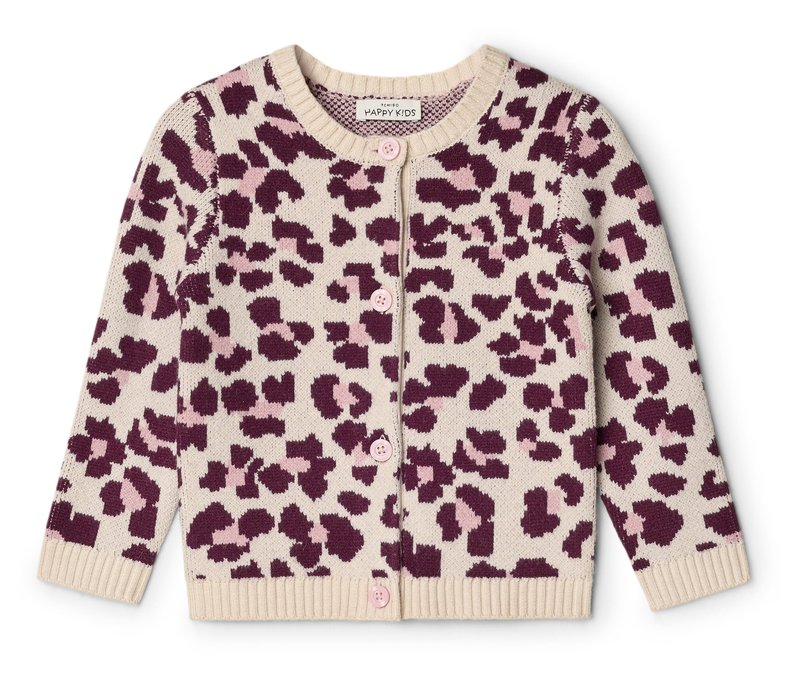Tchibo - Kinder-Strickjacke - Mädchen - Gr. 110/116 - creme