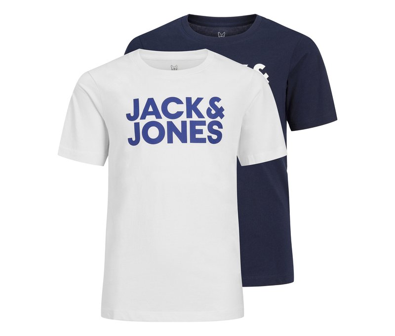 Tchibo - 2 Jack&Jones Corp Logo T-Shirts - Jungen - Gr. 164 - dunkelblau