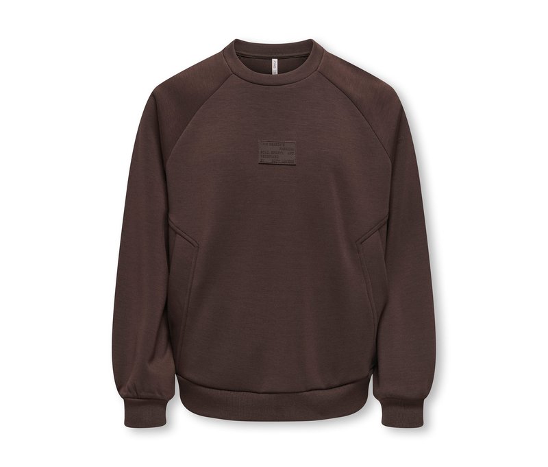 Tchibo - Only Girls detailed Sweatshirt - Mädchen - Gr. 158/164 - braun