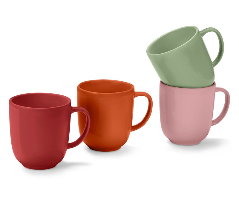 Tchibo - 4 Trinkbecher - orange