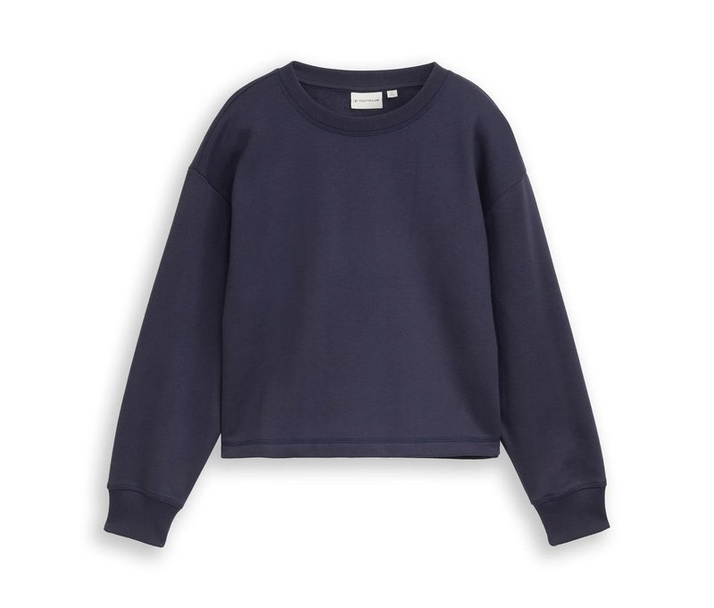 Tom Tailor Sweatshirt mit Rücken-Print - Mädchen - Gr. 164 - blau