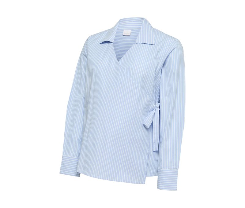 Mamalicious Bluse »Lara Tess« - Damen - Gr. XL - blau
