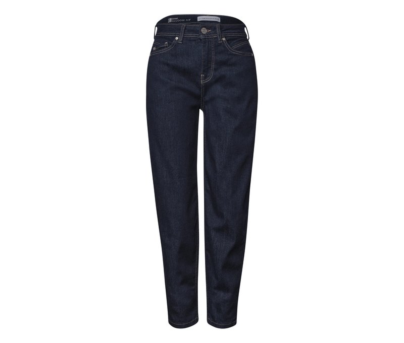 Street One Barrel Jeans - Damen - Gr. 30/28 - blau