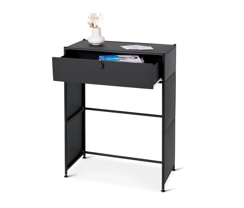 Tchibo - Metall-Konsole »Cn3« mit Schublade - 77,5x40x102,5cm - schwarz -