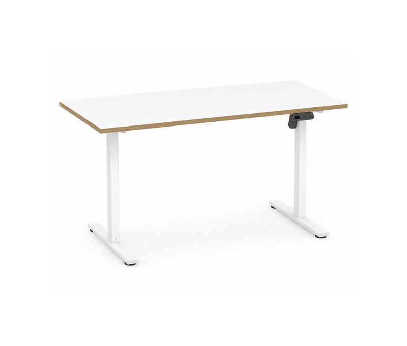 Tchibo - Elektrischer Schreibtisch »Lucka« - 138x60x72,7cm - braun -